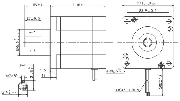 nema 43 stepper motor Dimensions nema 43 stepper motor Dimensions