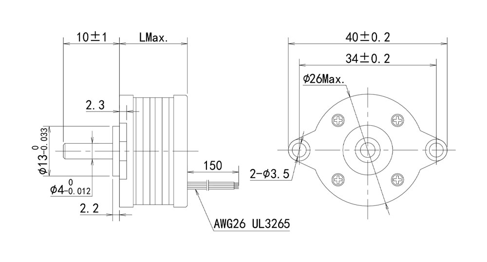 ip65 stepper motor Wiring Diagram