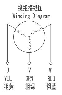 three phase servo motor Wiring Diagram